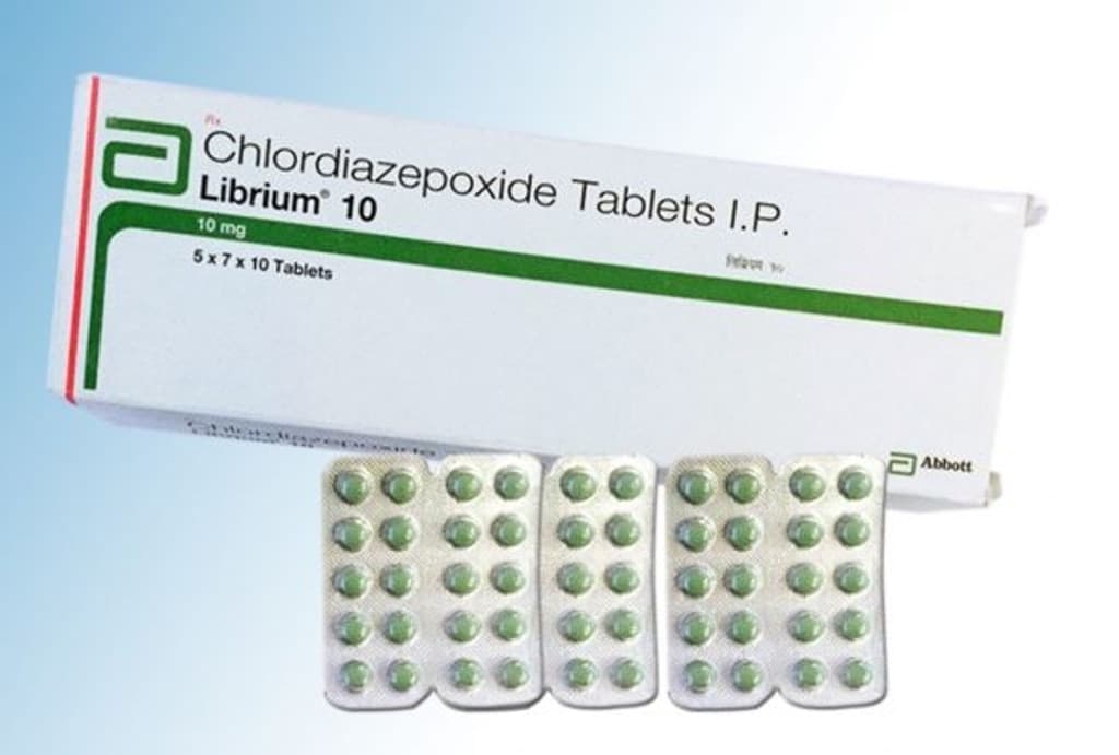 Librium (Chlordiazepoxide) 10mg — Medicines medication available at Buy Xanaxiety Online Pharmacy