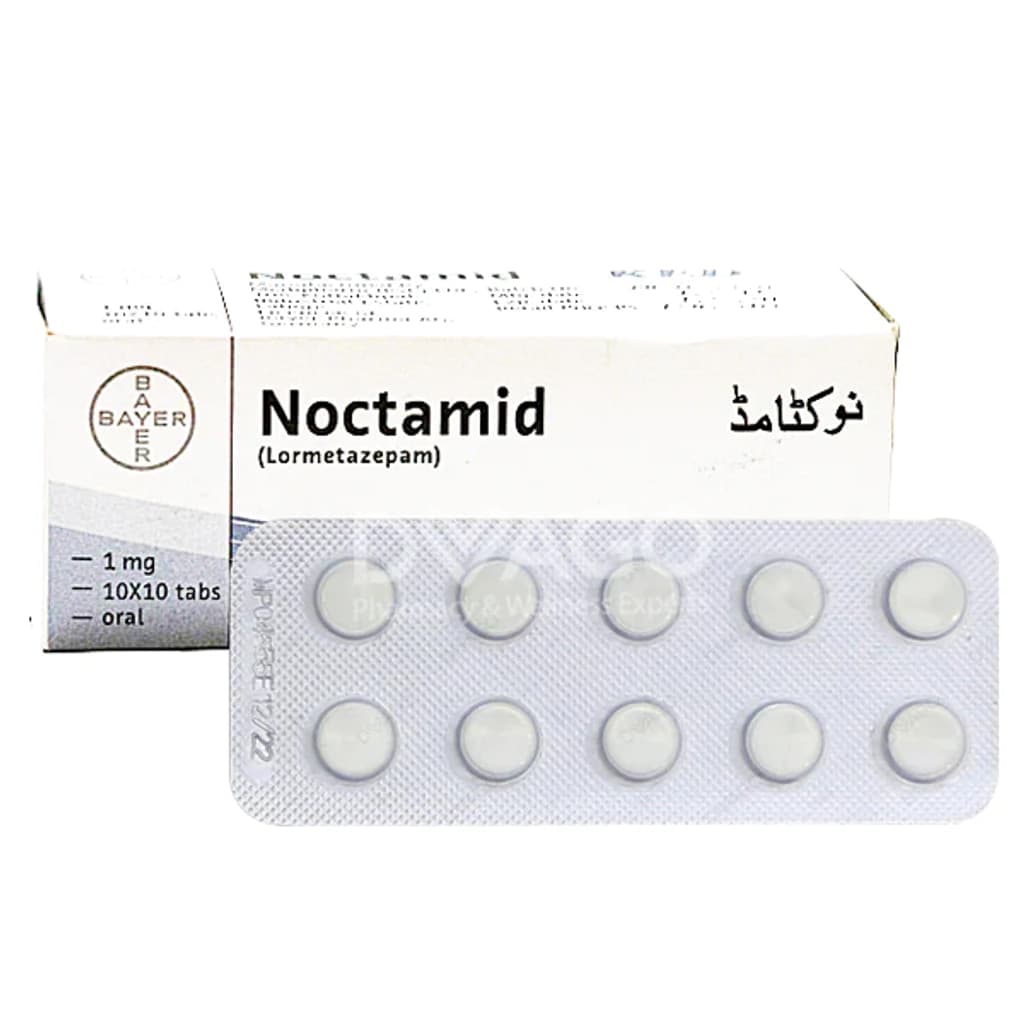 Noctamid (Lormetazepam) 1mg — Pain Relief medication available at Buy Xanaxiety Online Pharmacy