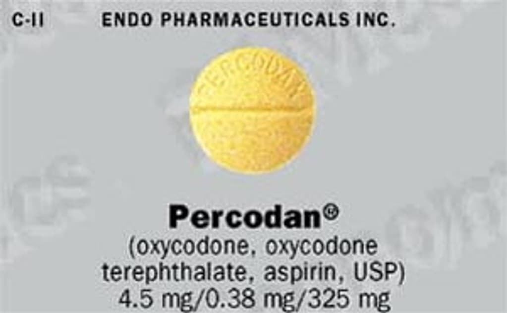 Percodan (Oxycodone & Aspirin) 4.5/325mg — Medicines medication available at Buy Xanaxiety Online Pharmacy
