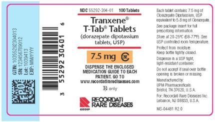 Buy Tranxene (Clorazepate) 7.5mg Online